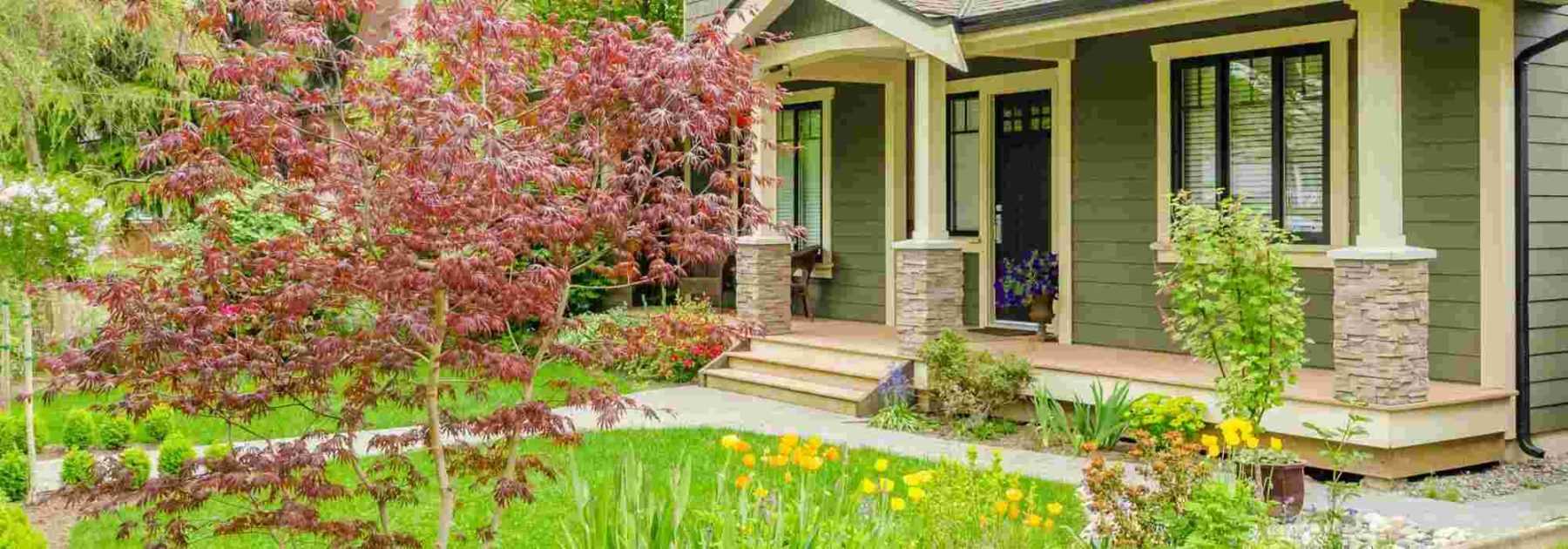 Designing a garden in front of a house