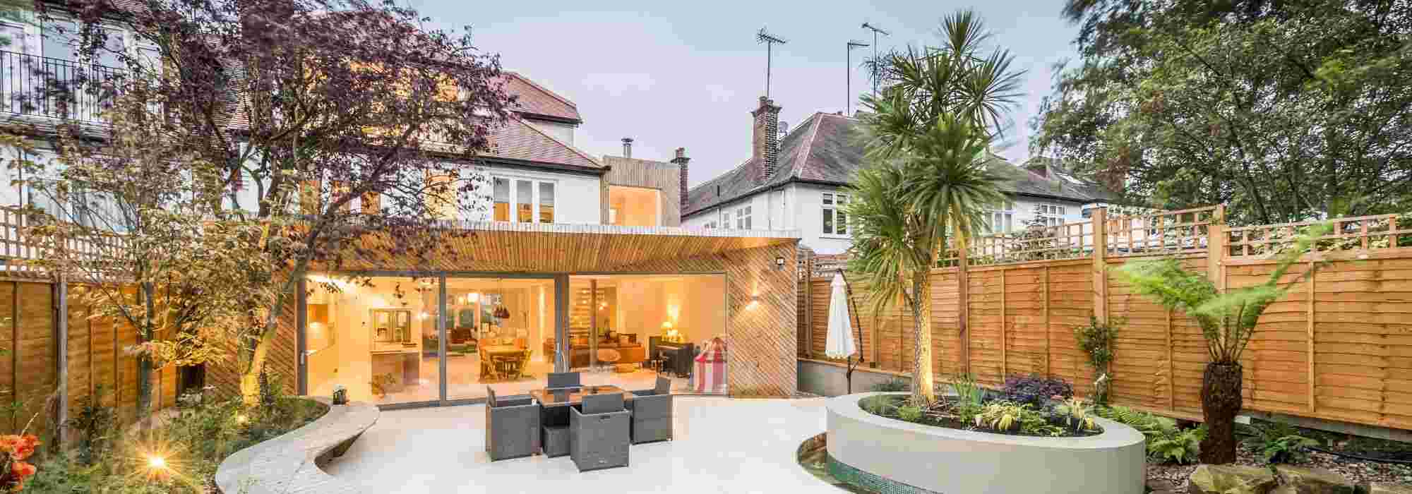 How to hide a high overlooking view in your garden?