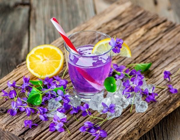 Sweet violet syrup