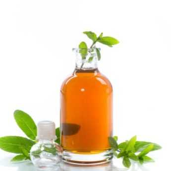 The recipe for homemade mint syrup