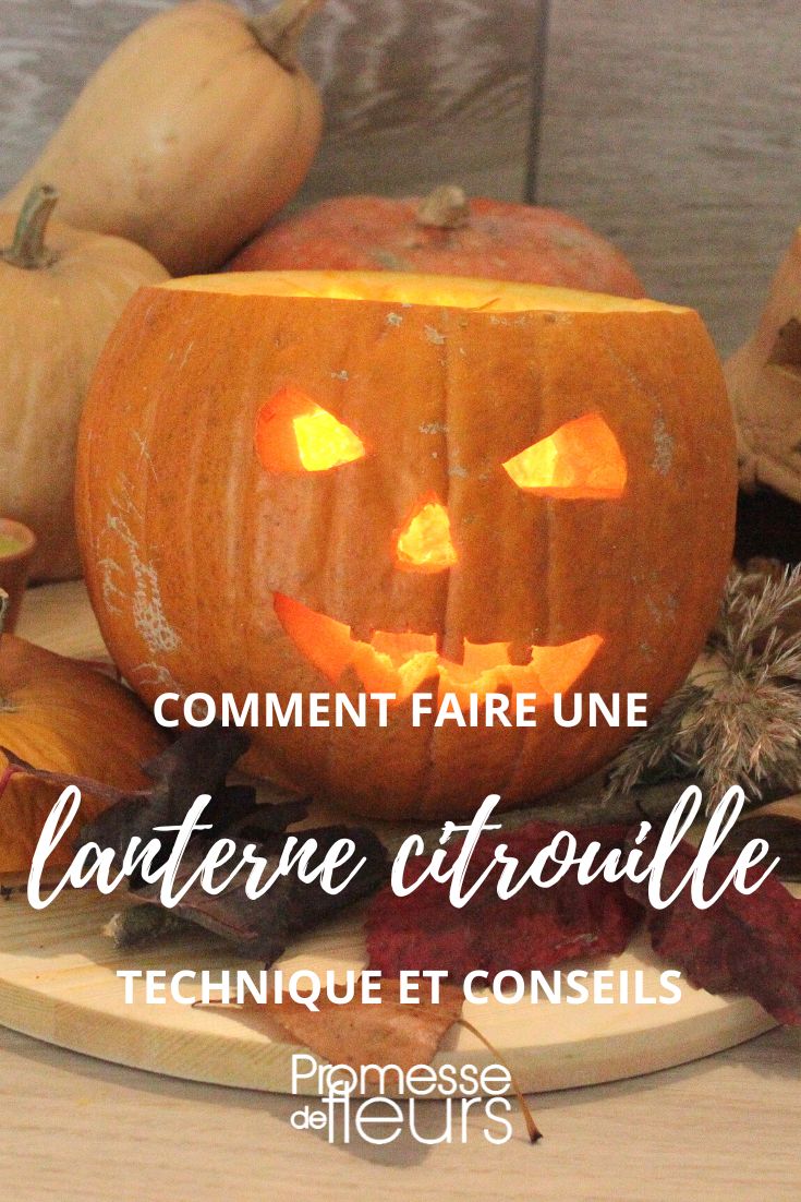 Making a pumpkin lantern for Halloween
