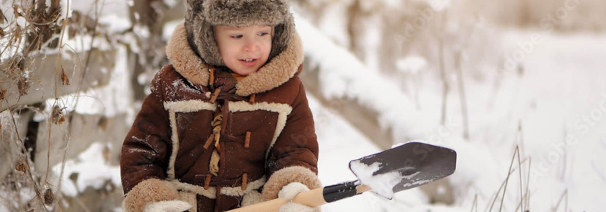 What to do in the garden in winter with children?