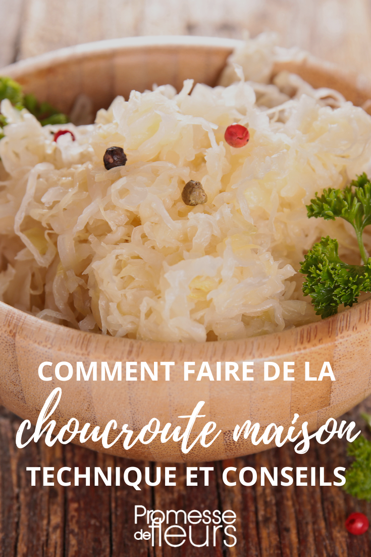 [recipe title="Homemade Sauerkraut"]

[ingredients]
- 1 white cabbage
- 2 tbsp {salt}
- Juniper berries
- Caraway seeds
- Bay leaves
[/ingredients]

[instructions]
1. Remove the outer leaves of the cabbage and set them aside.
2. Shred the cabbage finely.
3. In a large bowl, mix the shredded cabbage with salt, juniper berries, caraway seeds, and bay leaves.
4. Massage the mixture for about 10 minutes until the cabbage releases its juices.
5. Pack the cabbage tightly into a clean jar, pressing it down to submerge it in its own liquid.
6. Cover the cabbage with the reserved outer leaves.
7. Place a weight on top to keep the cabbage submerged.
8. Cover the jar with a clean cloth and secure it with a rubber band.
9. Let it ferment at room temperature for about 3-4 weeks, checking regularly.
10. Once fermented to your liking, store in the fridge.

Enjoy your homemade sauerkraut!
[/instructions]

[/recipe]