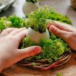How to make an Easter nest with children?