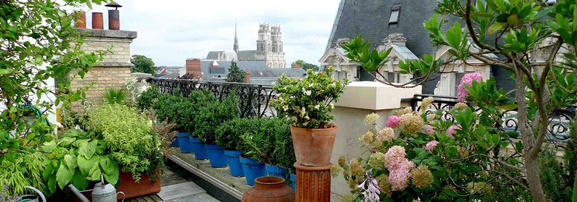 How do you calculate the volume of potting compost needed for a pot?