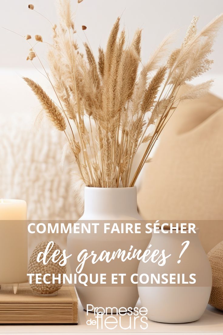 Grasses for a dried flower arrangement