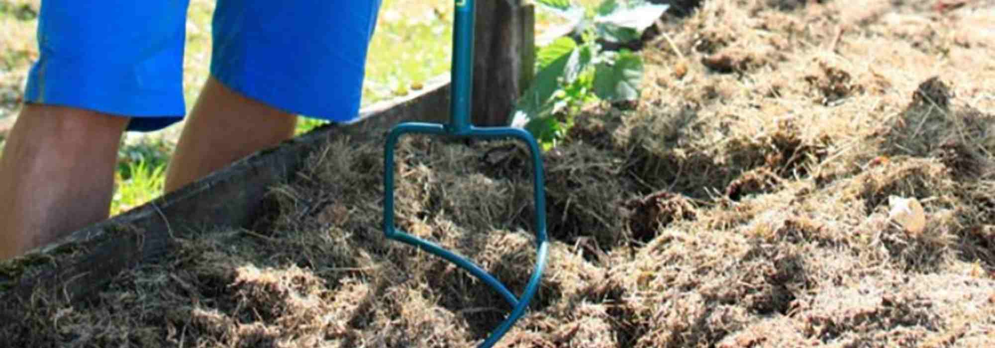 What is a compost aerator used for?