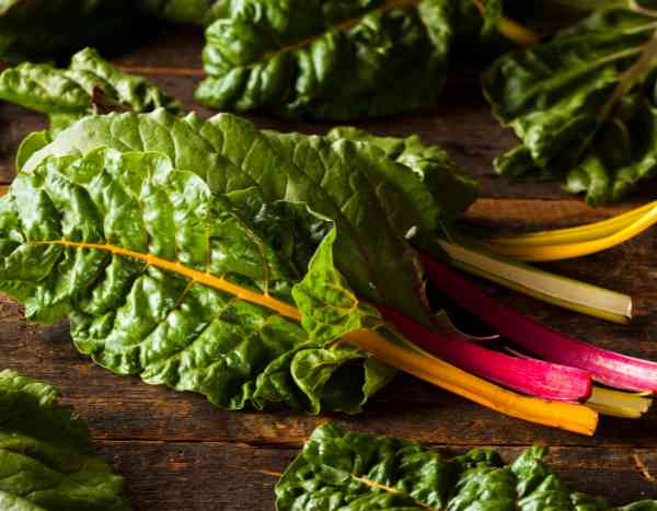 Get plenty of recipe ideas with chard!
