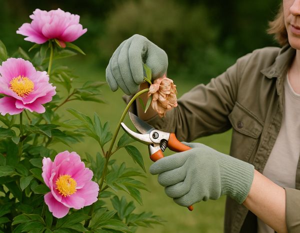 How to prune shrub peonies?