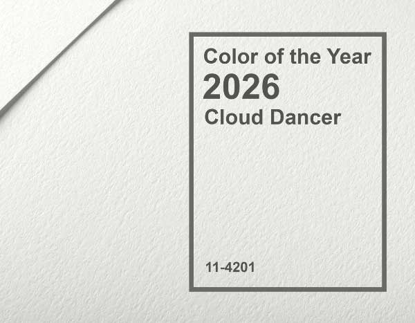Trending colour 2026: "Cloud Dancer" makes its way into gardens