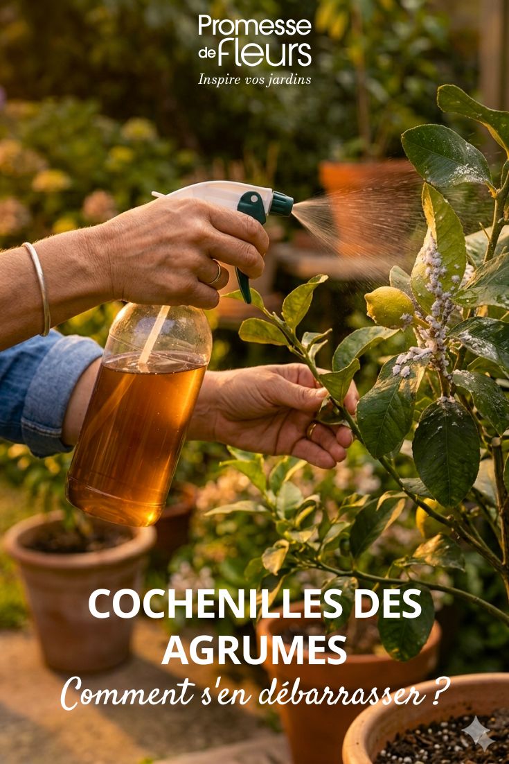 scale insects citrus trees spraying