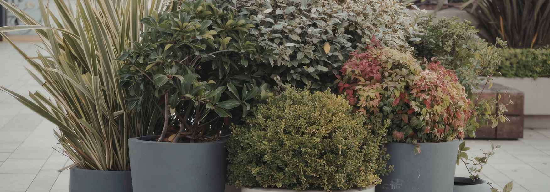 Mini-shrubs for terrace and balcony
