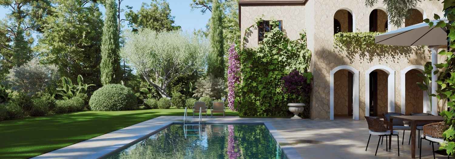 Shading a swimming pool: which plants to choose?