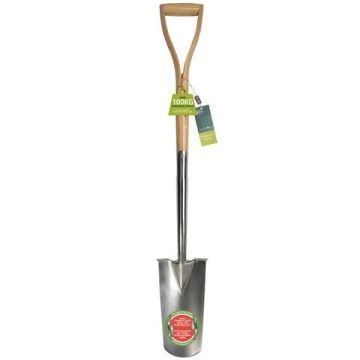 Narrow spade with hardwood handle by Burgon & Ball - RHS range