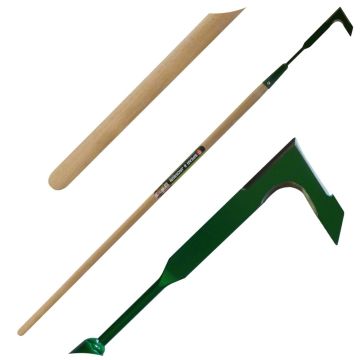 Spear & Jackson weeding knife with a long wooden handle