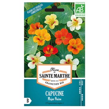 Dwarf Nasturtium Tom Thumb Mix - Ferme de Sainte Marthe seeds