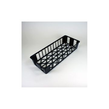 Black tray for 10 pots 8 x 8 x 7cm (3in) - sold in sets of 3.
