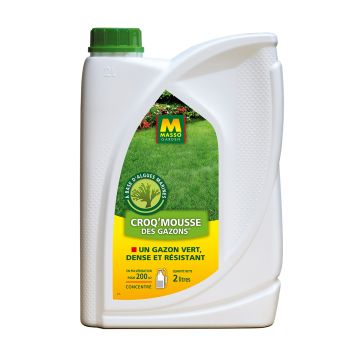 Croq'Mousse liquid fertiliser for Lawns - Masso