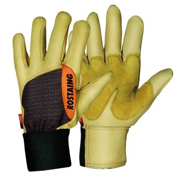 Rostaing Forest Gloves for Heavy-duty Work and Pruning - Brown