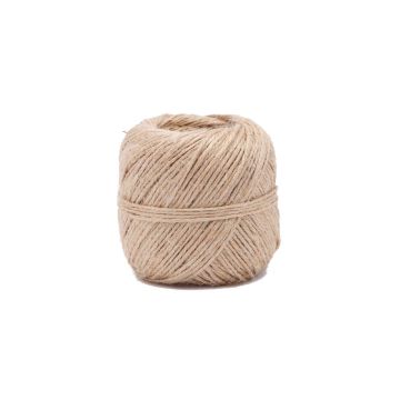 La Cordeline Jute Twine - 100g Ball Ø2mm (0in) ±75m (246ft) S/Small Shell - Natural
