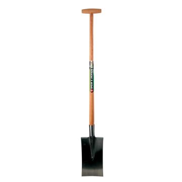 Polished 28 cm narrow spade with wooden handle from Spear & Jackson 