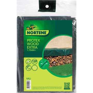 Woodpile protection tarpaulin co-extruded in LDPE 120g/m² 1.70 x 8 m (26ft) PROTEX WOOD EXTRA