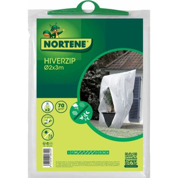 Winter cover with white zip 70g/m² Ø 2 m x 3.20 m x 3 m