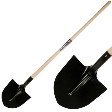 Polet Professional Swan neck shovel in lacquered steel