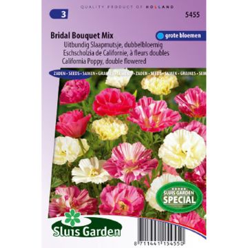California Poppy Bridal Bouquet Mix Seeds - Eschscholzia californica