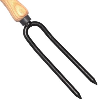 Traditional two-pronged hand fork from De Pypere