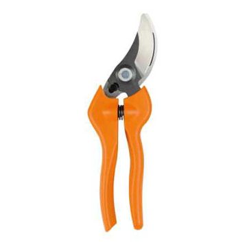 Lightweight orange Bahco PG-12-F pruning shears