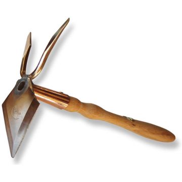 Phoenix Hand cultivator with a blade and copper fork - PKS Bronze range