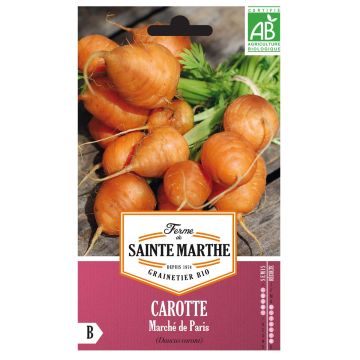 Carrot Paris Market - Ferme de Sainte Marthe untreated seeds
