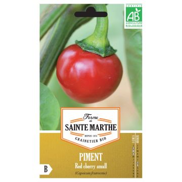 Chilli Pepper Red Cherry - Ferme de Sainte Marthe Seeds