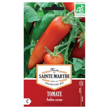 Cornue des Andes Organic Tomato – Ferme de Sainte Marthe seeds