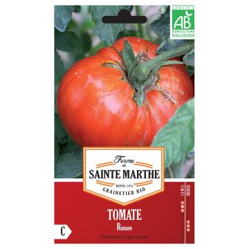 Russian Red Organic Tomato - Ferme de Sainte Marthe seeds