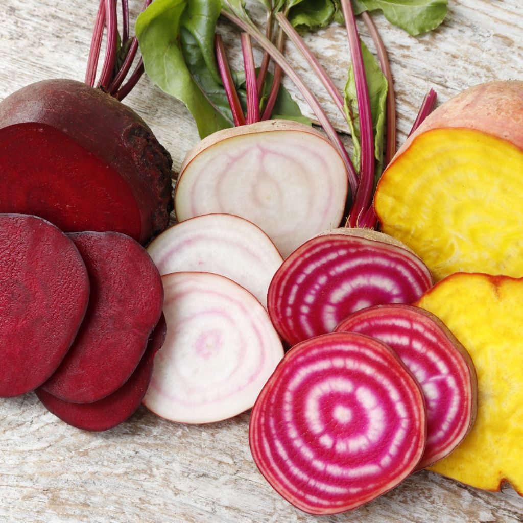 Collection of 4 organic coloured beets