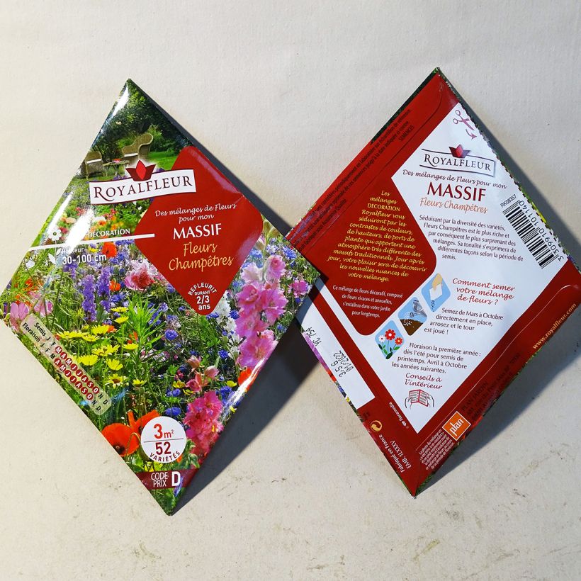 Example of Country Flowerbed Blend - Packet for 3m2 specimen as delivered