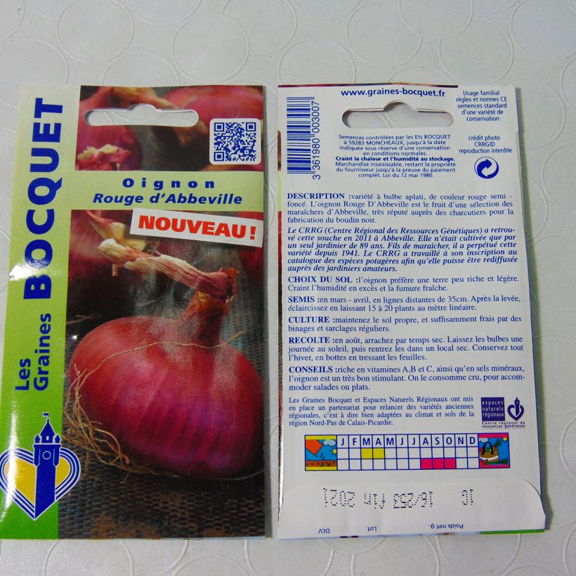 Example of Red Onion DAbbeville specimen as delivered
