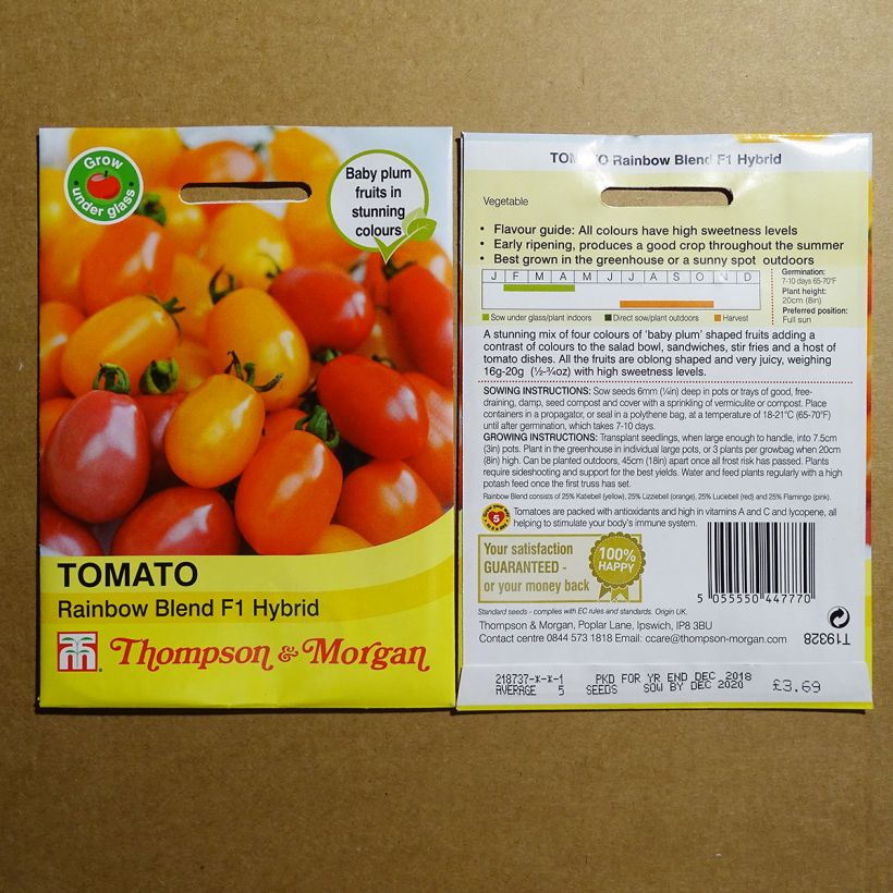 Example of Rainbow Blend F1 Tomato - Cocktail Tomato specimen as delivered