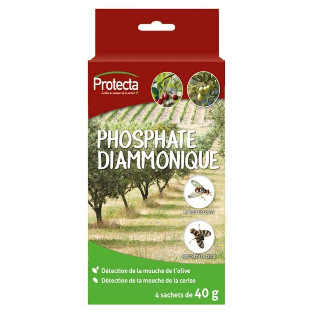 Protector fly attractant - Diammonium Phosphate - Pack of 4 Sachets of 40g