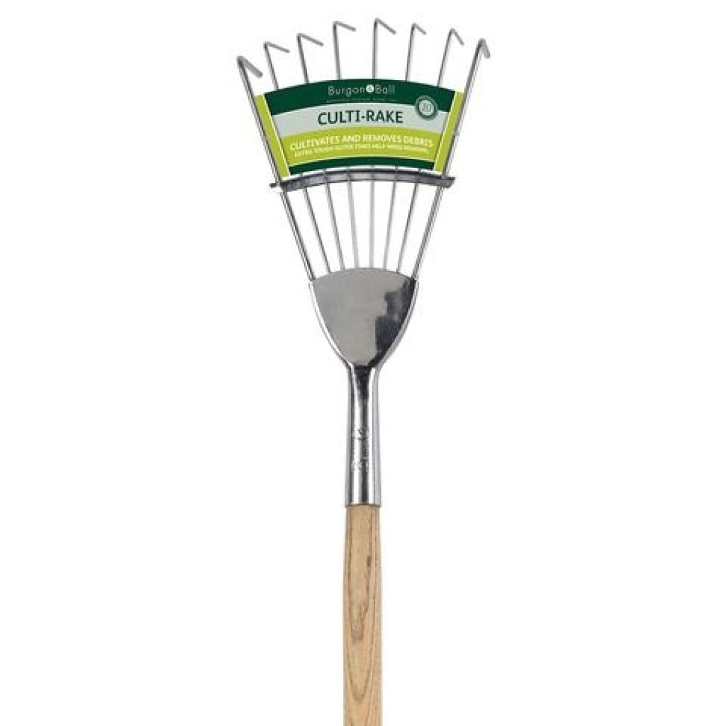 Round-tined 8-tooth Burgon & Ball Broom - RHS range