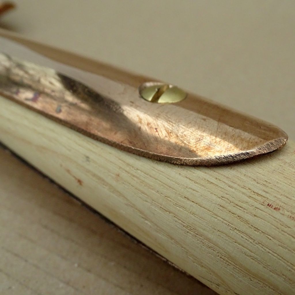 PKS Bronze Copper Spade with a Traditional Handle - Auva Model