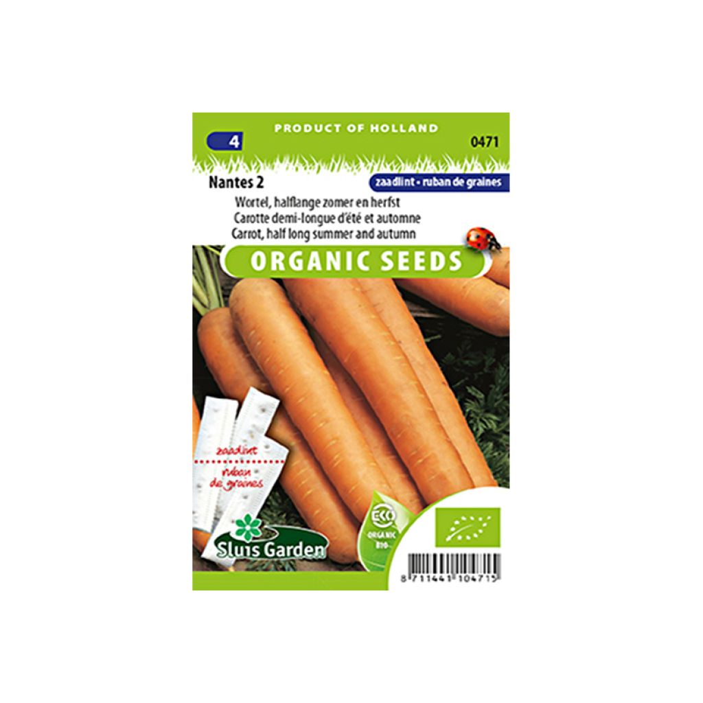 Carrot Nantes 2 - Seed Tape