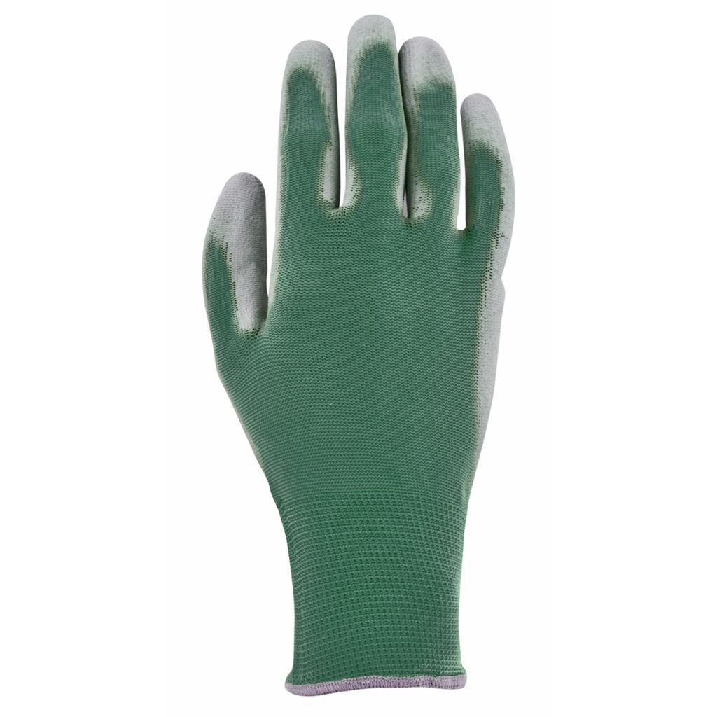 Light green garden gloves