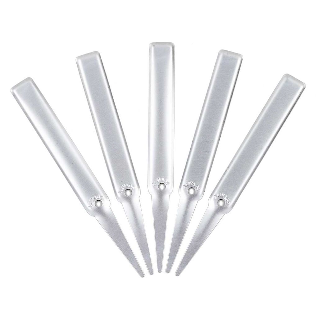 Aluminium plant label 15 x 1.6 cm (1in) - sold in packs of 5