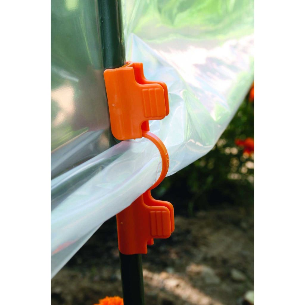 Clips for tomato trellis arches with a diameter of 13mm (0.5in) - pack of 10