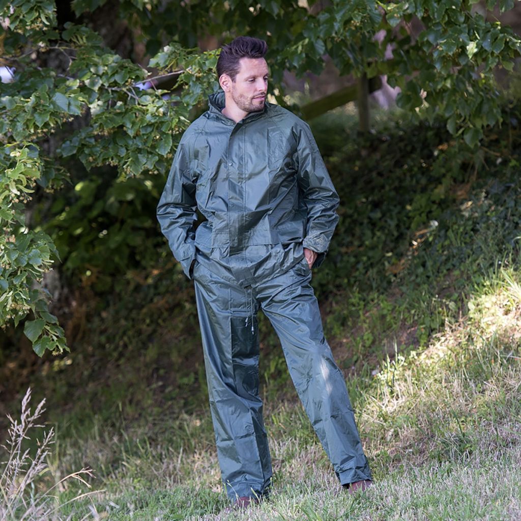 Green Waterproof Garden Trousers and Jacket