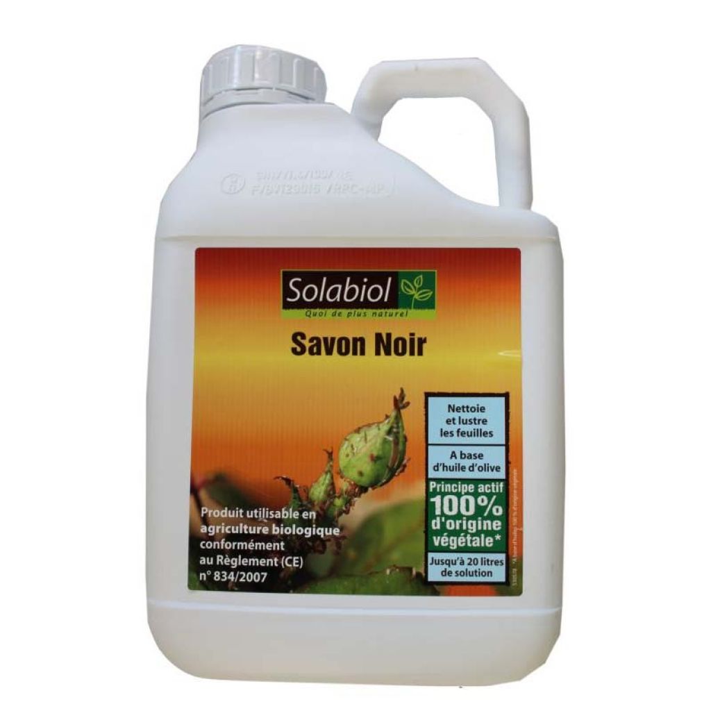 Solabiol Concentrated Black Soap 4L container