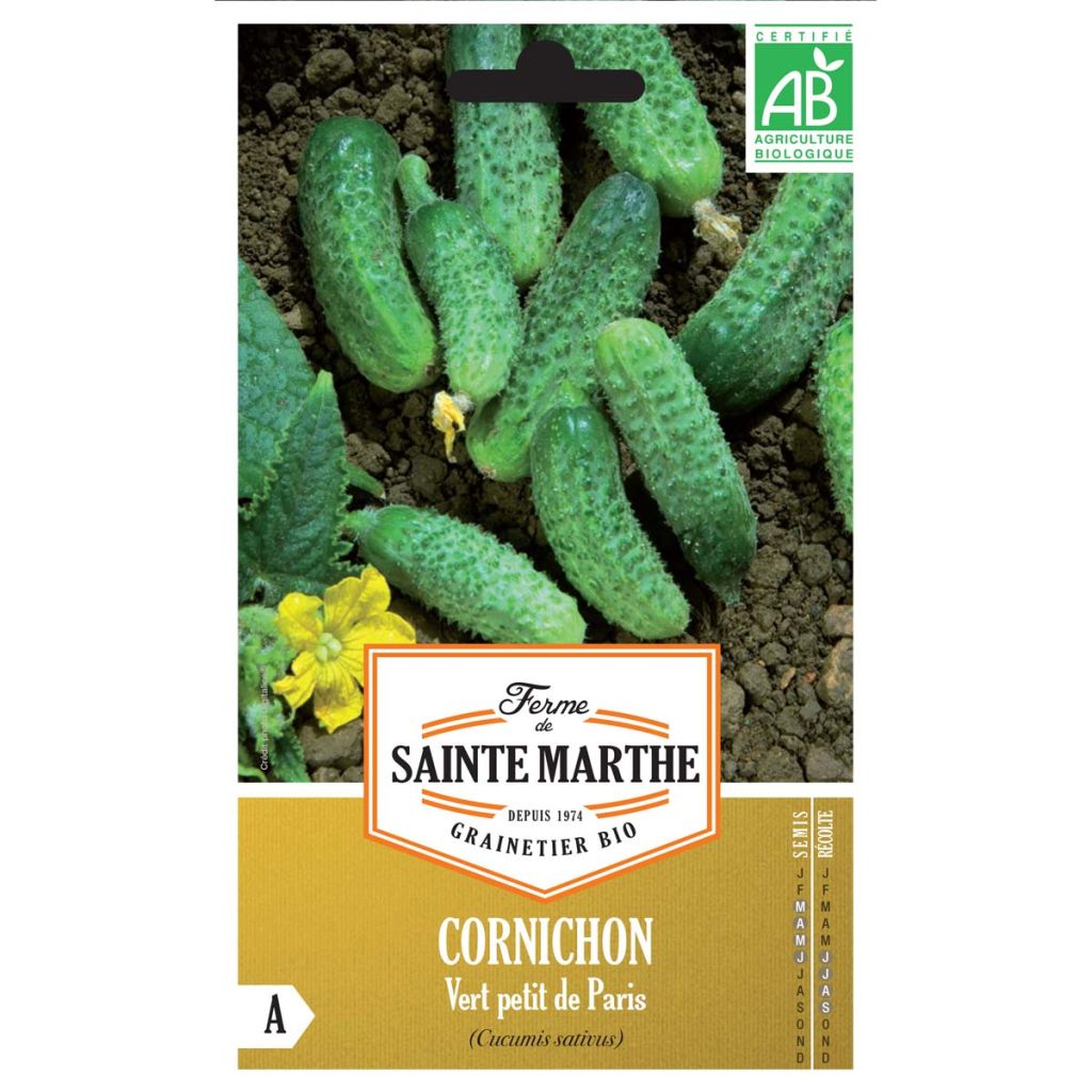 Gherkin Parisian - Ferme de Sainte Marthe Seeds